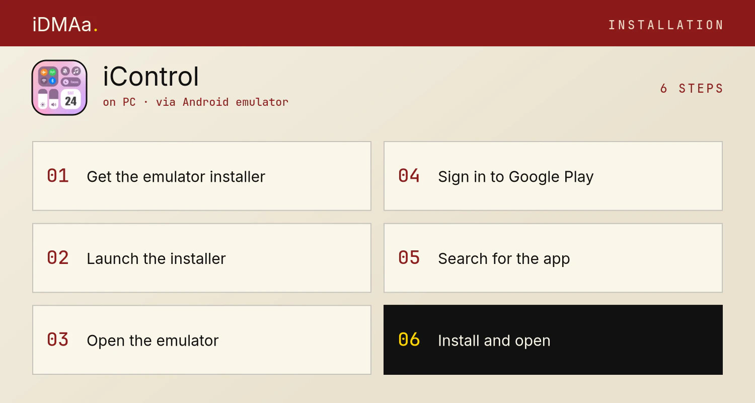 How to install iControl on PC How to install iControl on PC