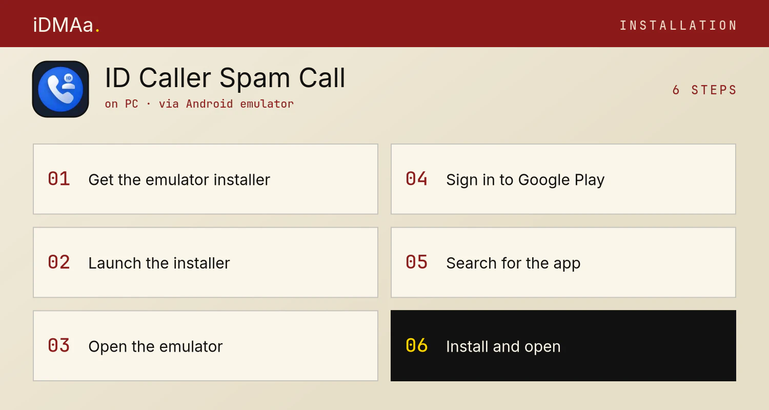 How to install ID Caller & Spam Call Blocker on PC How to install ID Caller & Spam Call Blocker on PC