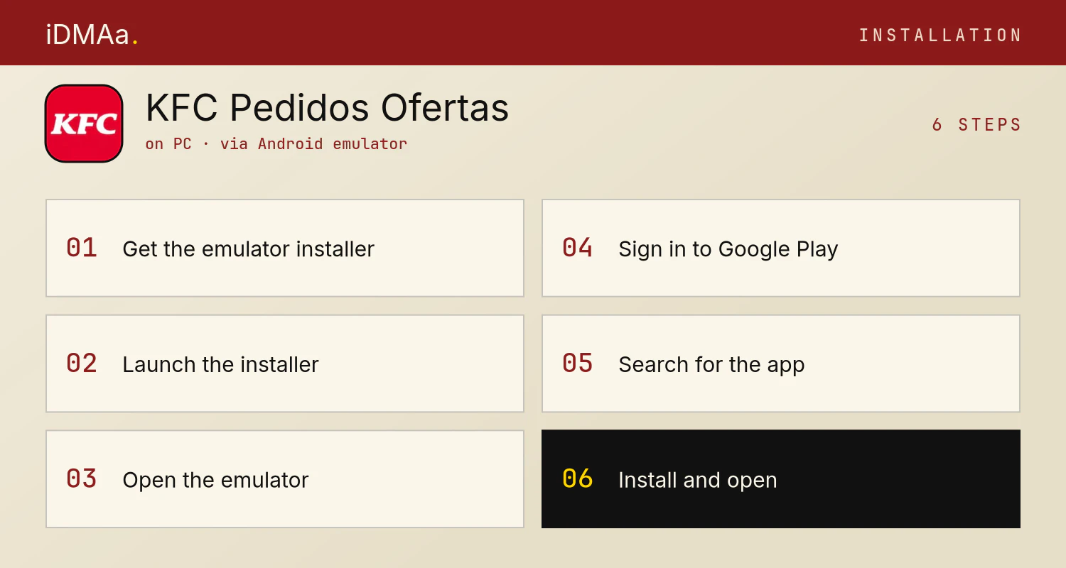 How to install KFC Pedidos & Ofertas on PC How to install KFC Pedidos & Ofertas on PC