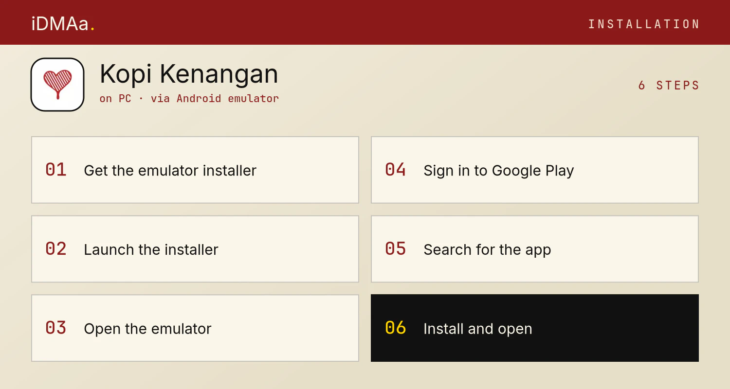How to install Kopi Kenangan on PC How to install Kopi Kenangan on PC