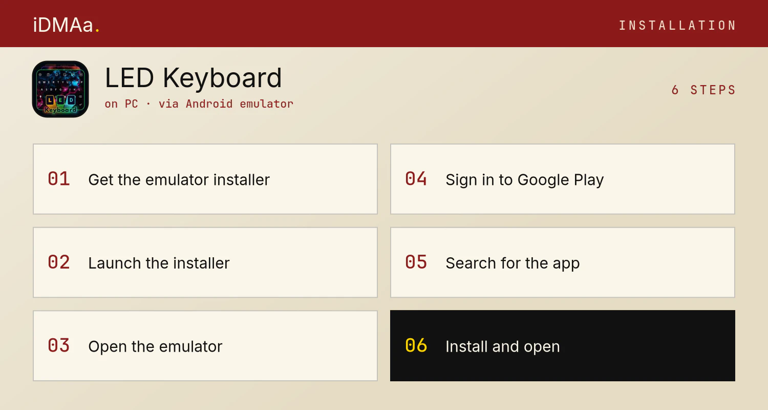 How to install LED Keyboard on PC