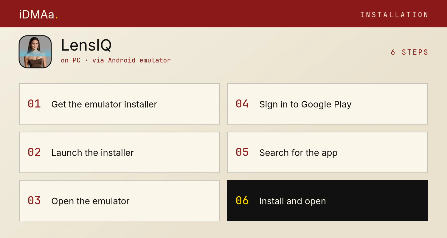 How to install LensIQ on PC How to install LensIQ on PC