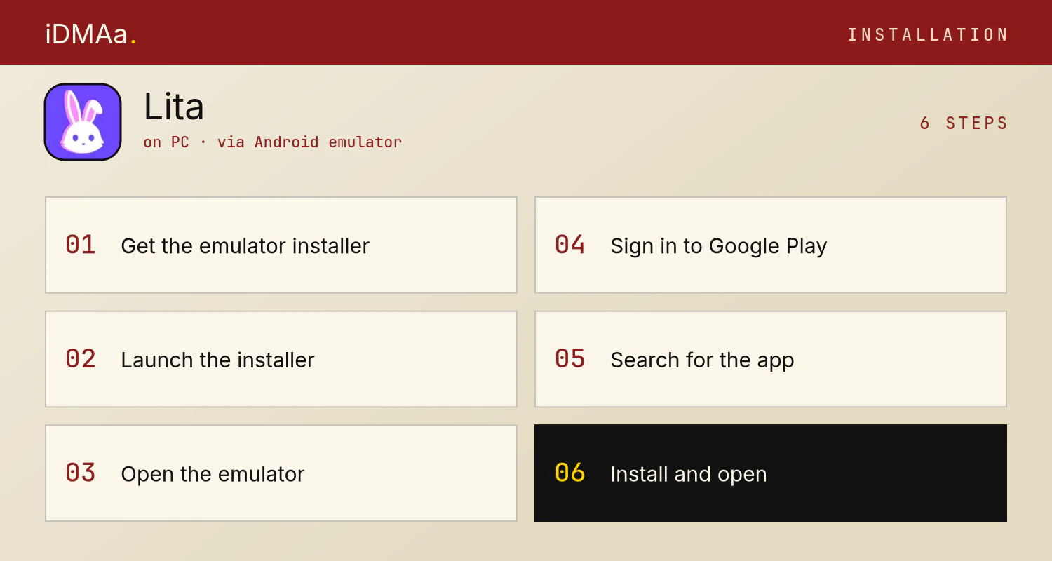 How to install Lita on PC