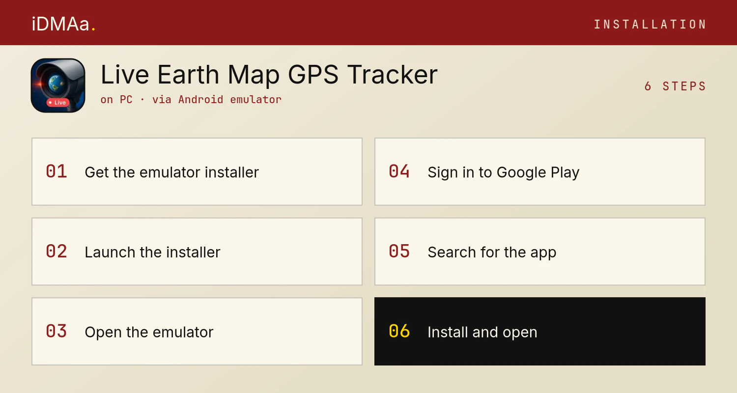 How to install Live Earth Map & GPS Tracker on PC How to install Live Earth Map & GPS Tracker on PC