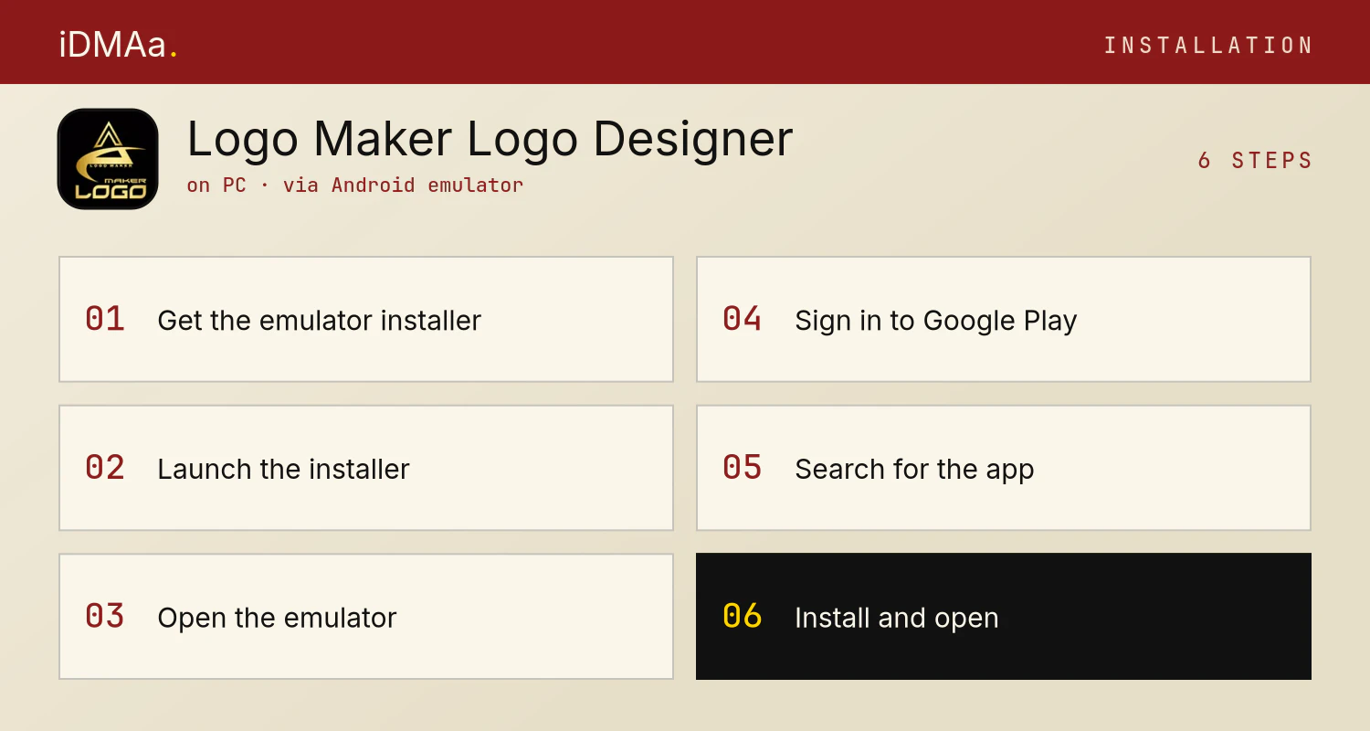 How to install Logo Maker - Logo Designer on PC How to install Logo Maker - Logo Designer on PC