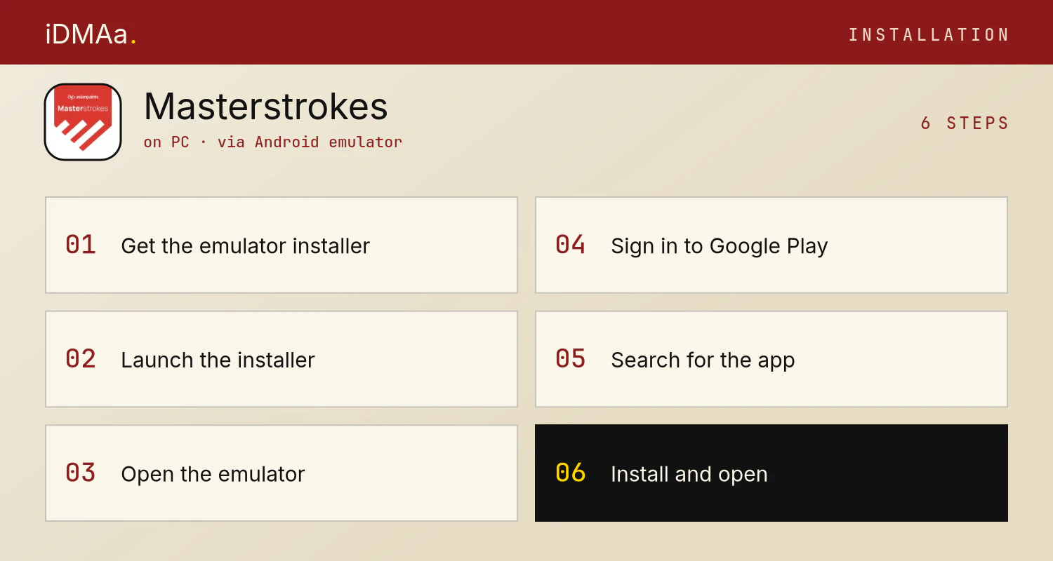 How to install Masterstrokes on PC How to install Masterstrokes on PC