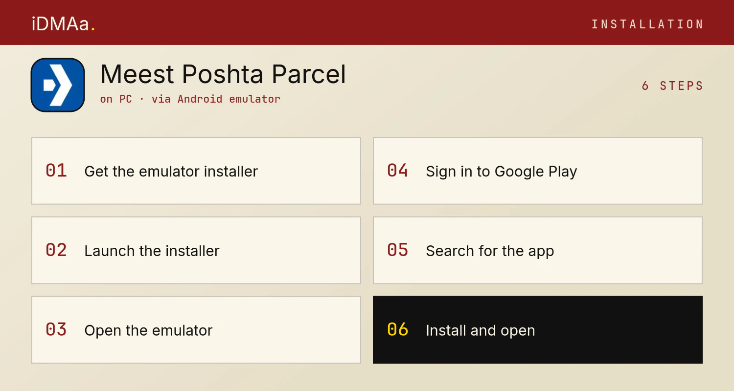 How to install Meest Poshta: Parcel Delivery on PC