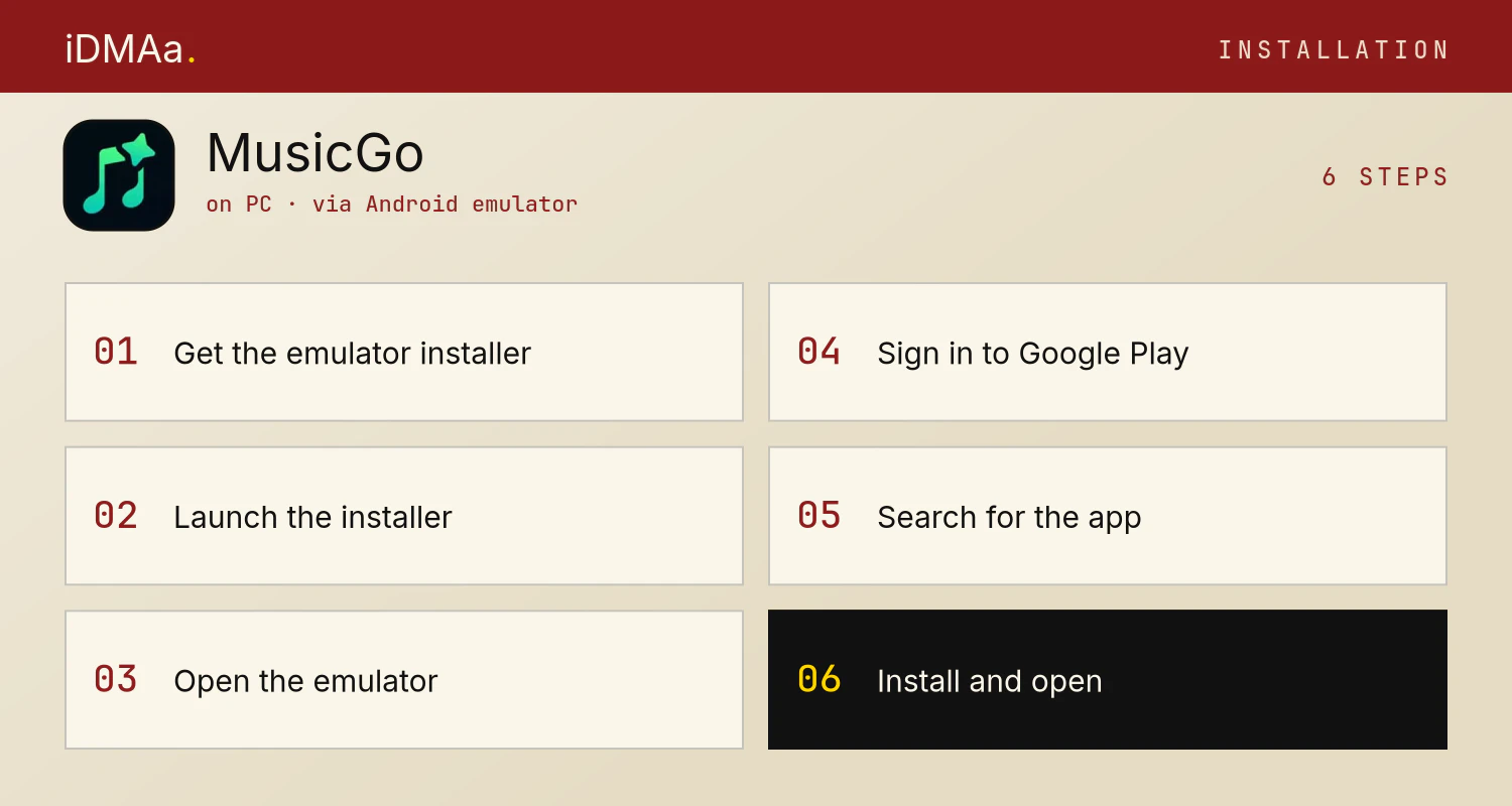 How to install MusicGo on PC How to install MusicGo on PC