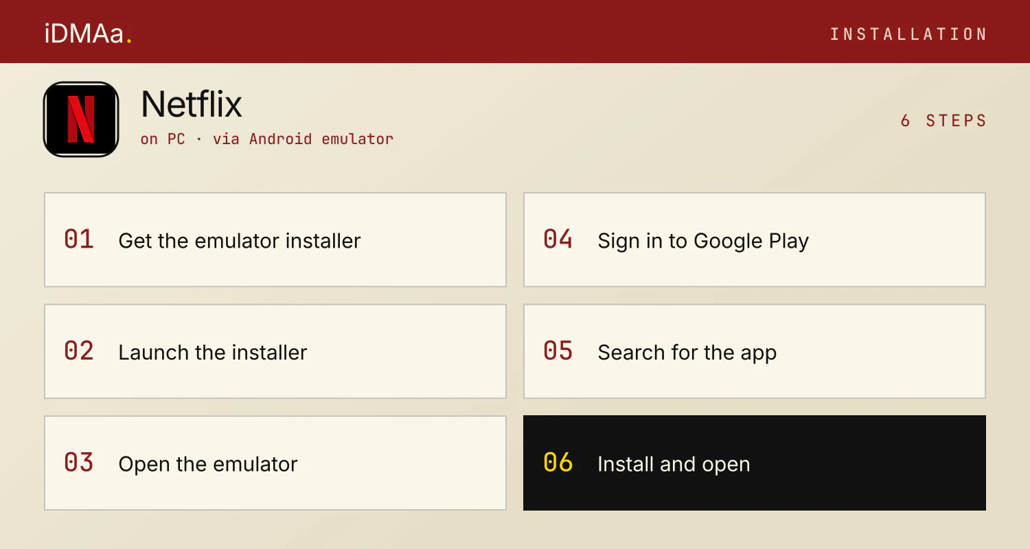 How to install Netflix on PC