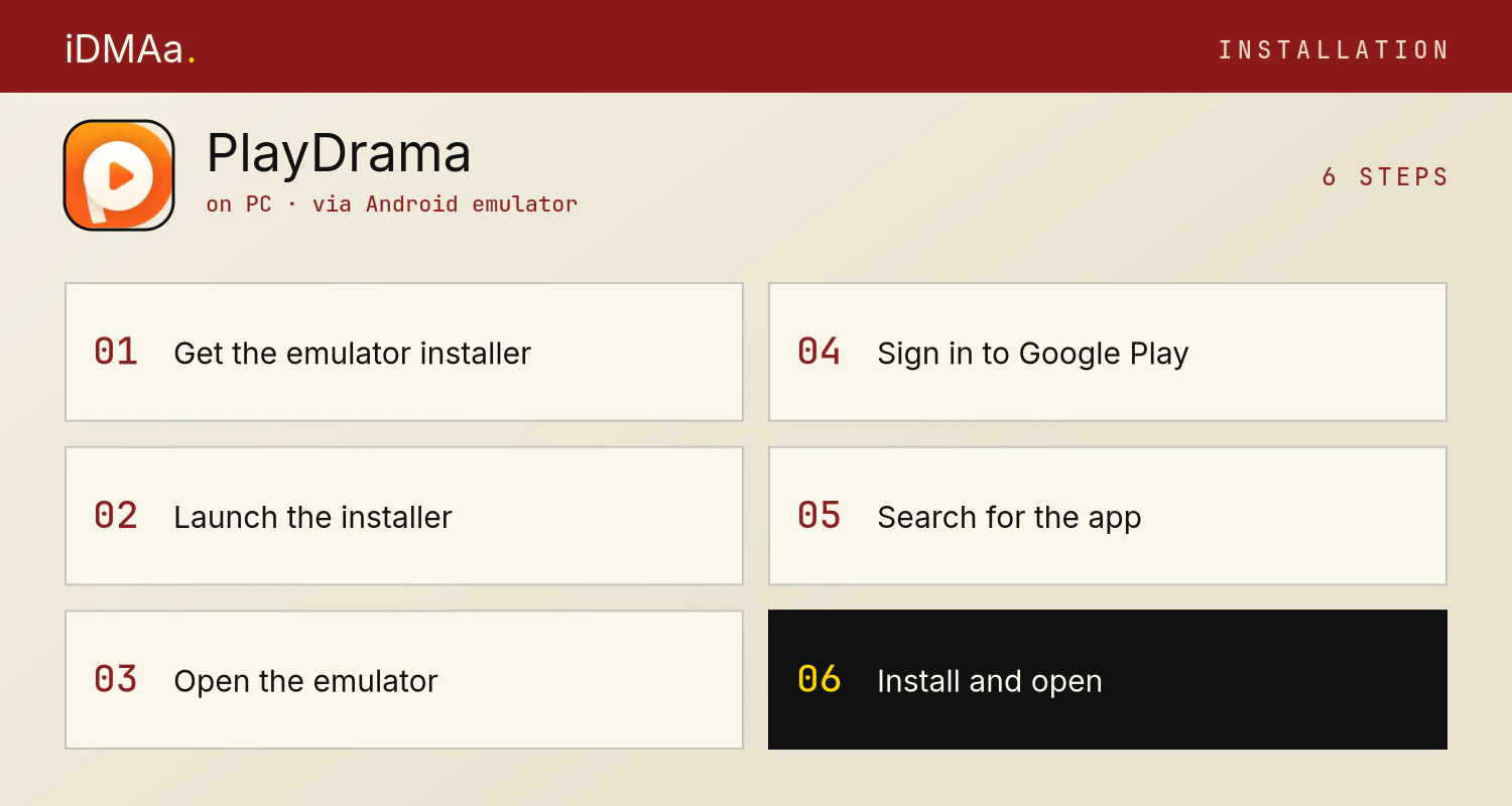 How to install PlayDrama on PC How to install PlayDrama on PC