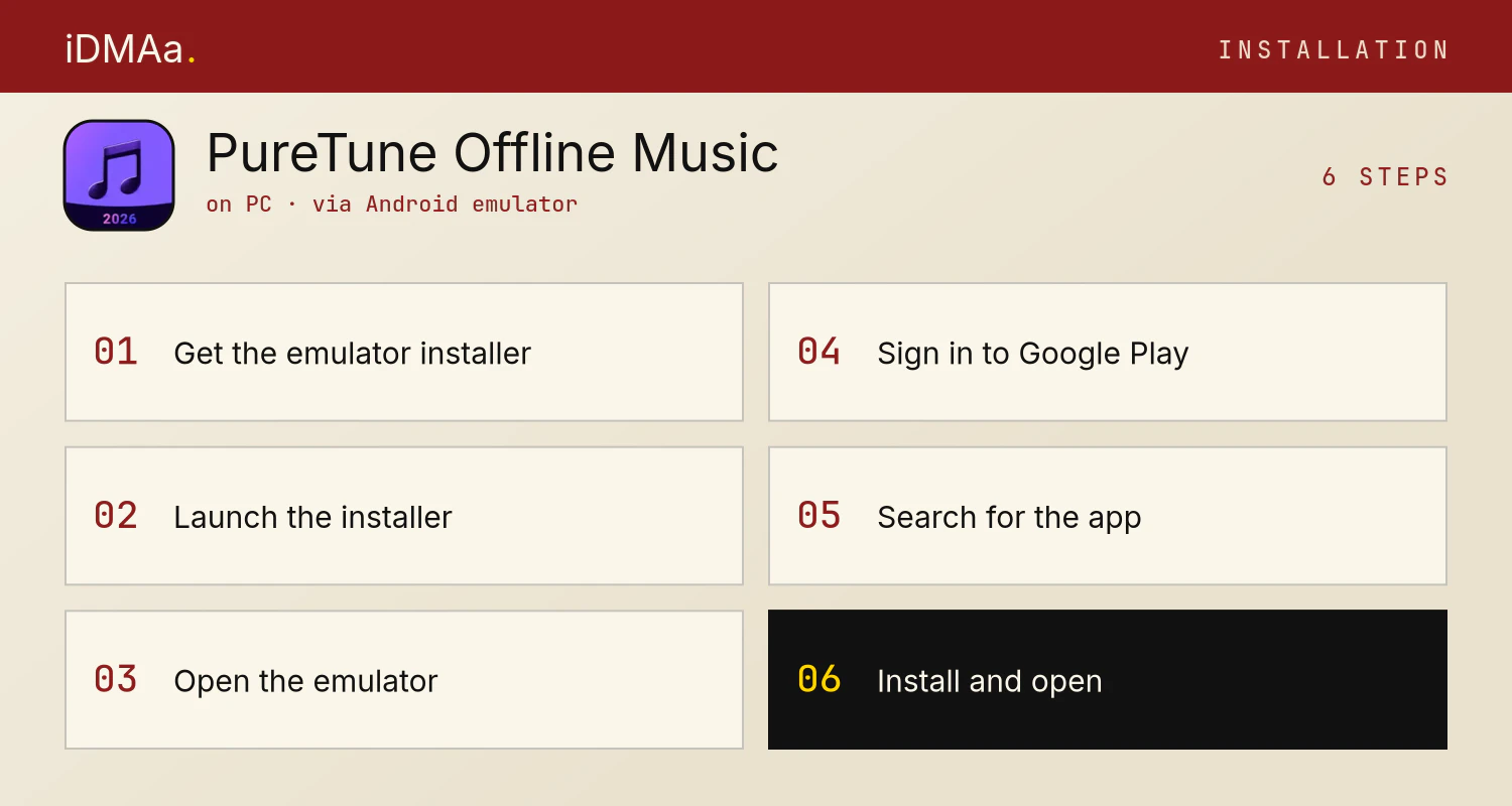 How to install PureTune: Offline Music on PC How to install PureTune: Offline Music on PC