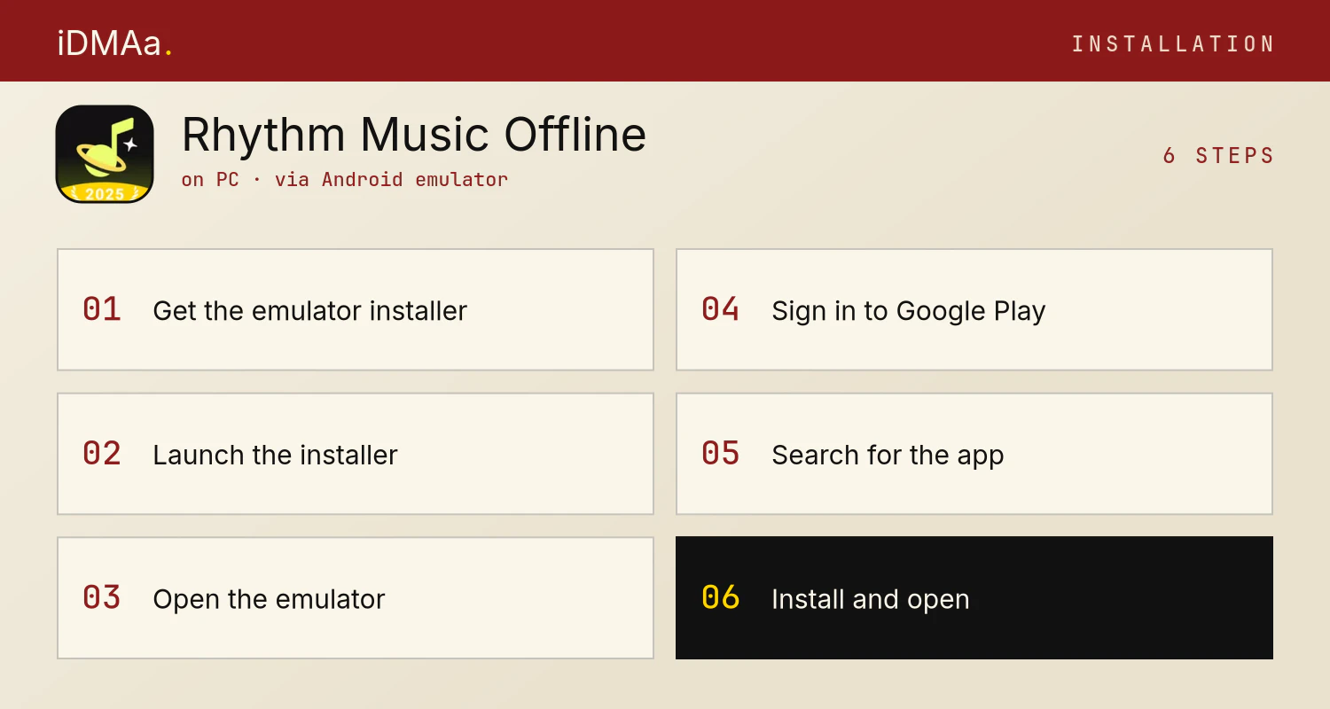 How to install Rhythm Music - Offline Player on PC How to install Rhythm Music - Offline Player on PC