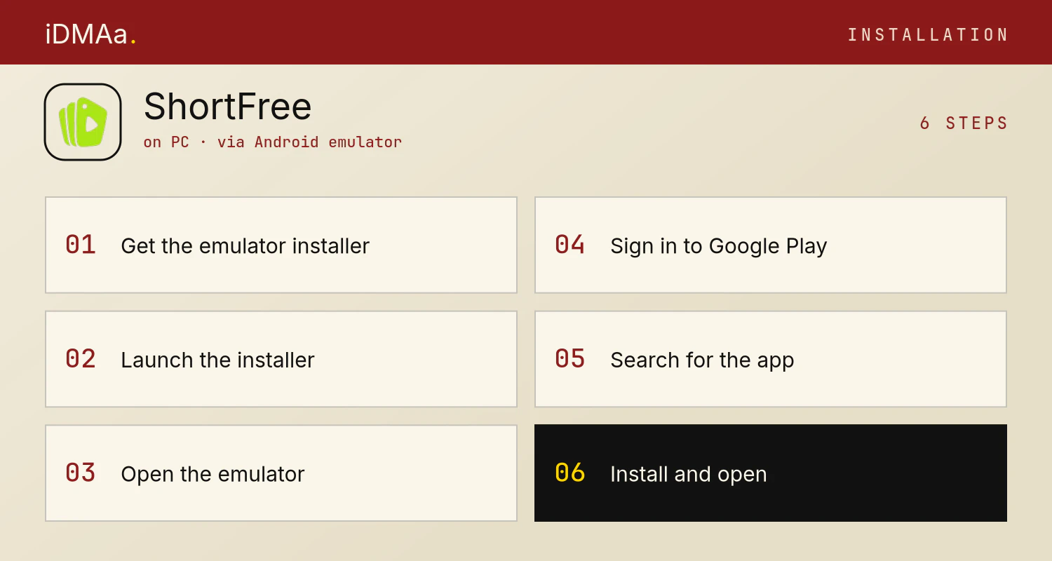 How to install ShortFree on PC