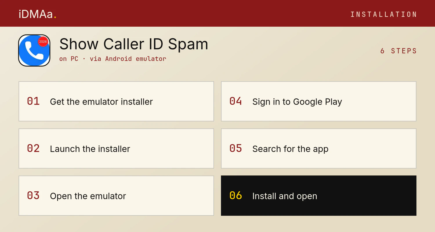 How to install Show Caller ID & Spam Blocker on PC How to install Show Caller ID & Spam Blocker on PC