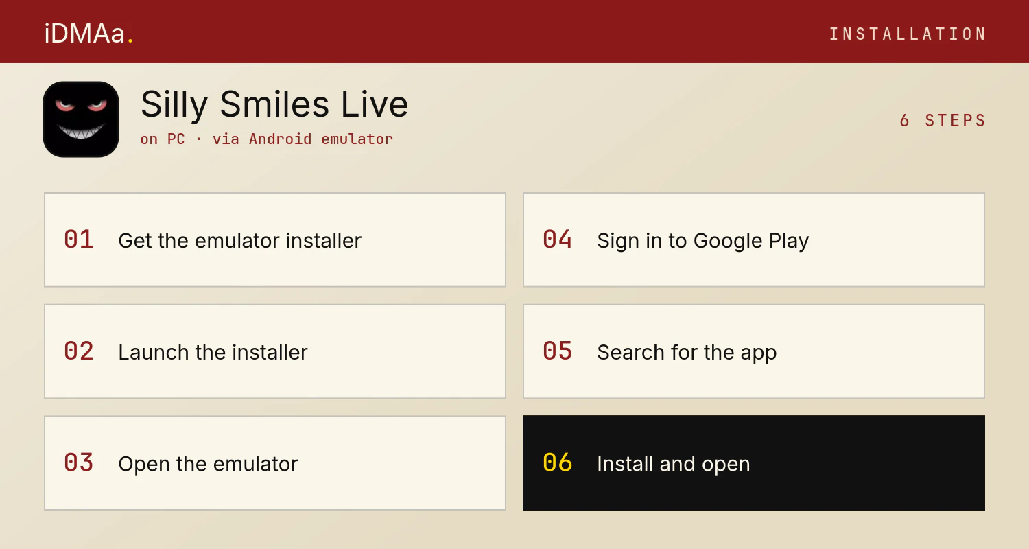 How to install Silly Smiles Live Wallpaper on PC