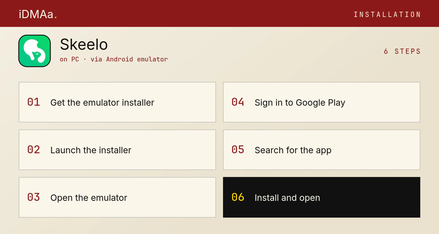 How to install Skeelo on PC