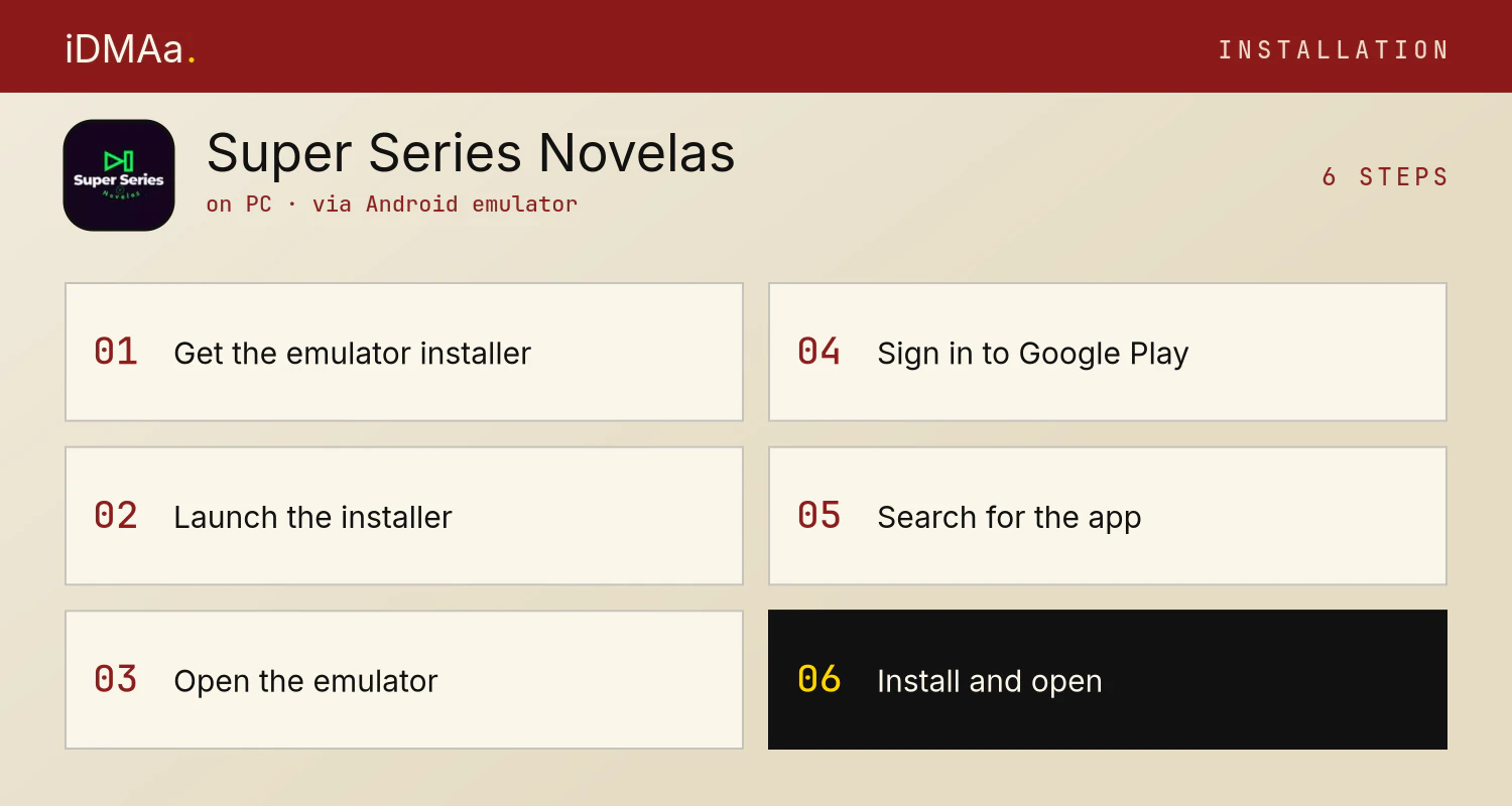 How to install Super Series Novelas on PC