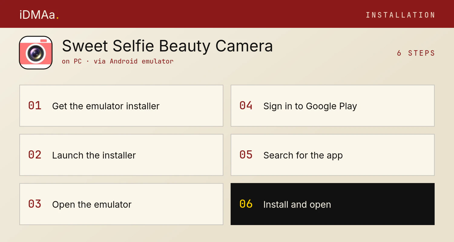 How to install Sweet Selfie Beauty Camera on PC How to install Sweet Selfie Beauty Camera on PC