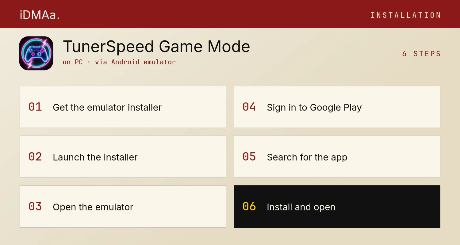 How to install TunerSpeed: Game Mode Manager on PC