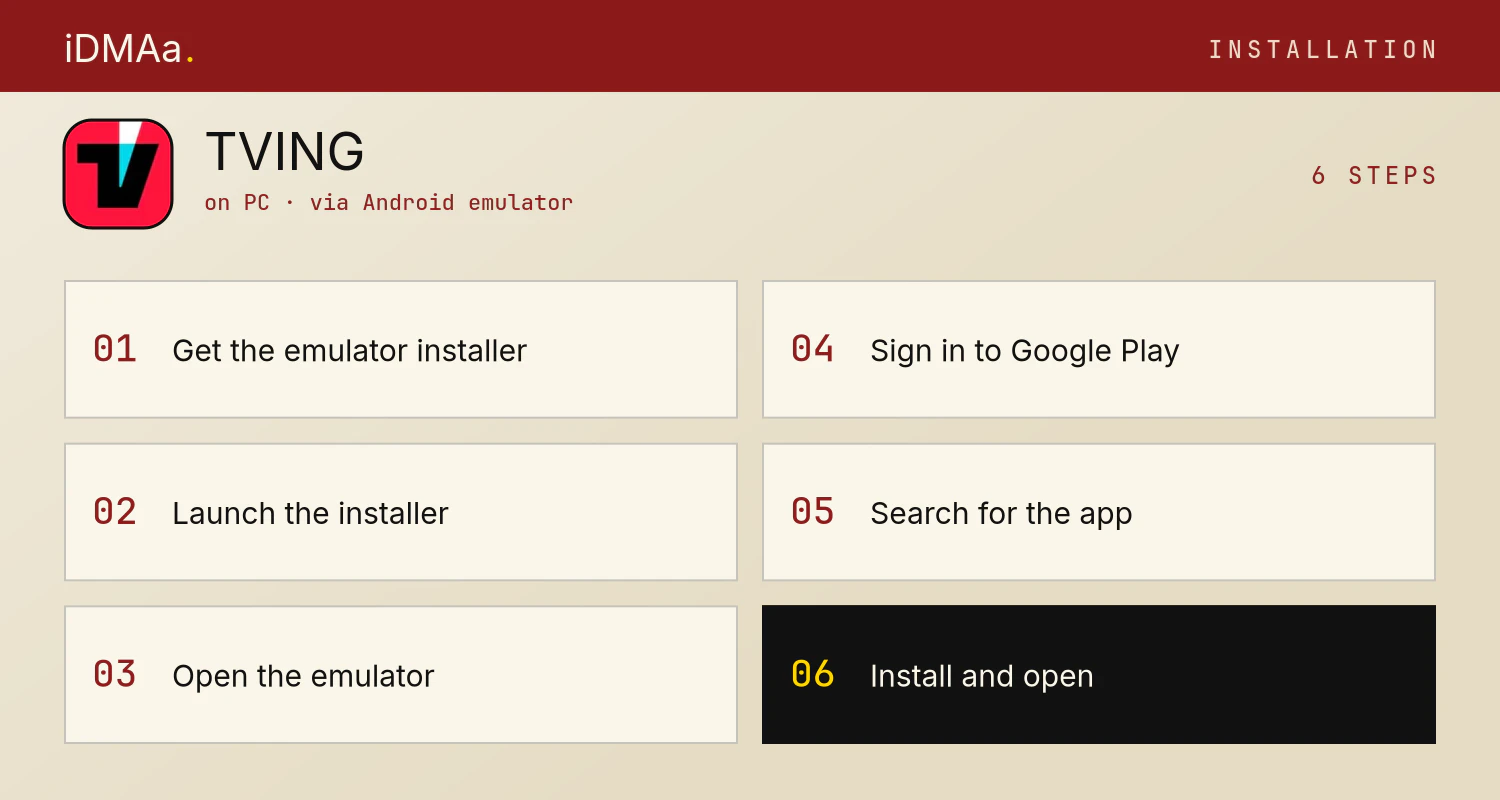How to install TVING on PC How to install TVING on PC