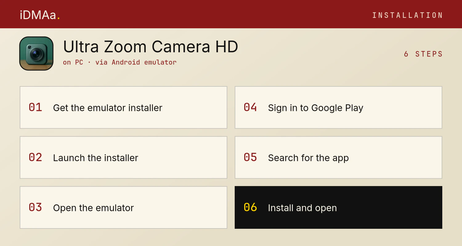 How to install Ultra Zoom Camera HD on PC How to install Ultra Zoom Camera HD on PC