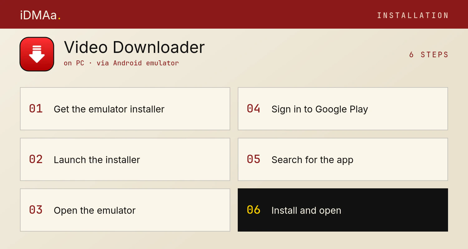 How to install Video Downloader on PC