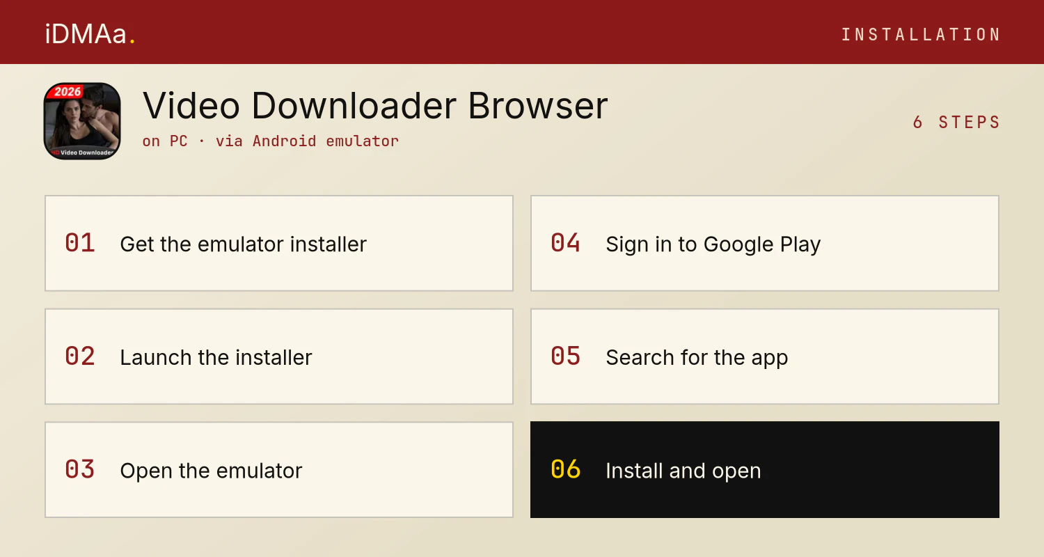 How to install Video Downloader Browser on PC
