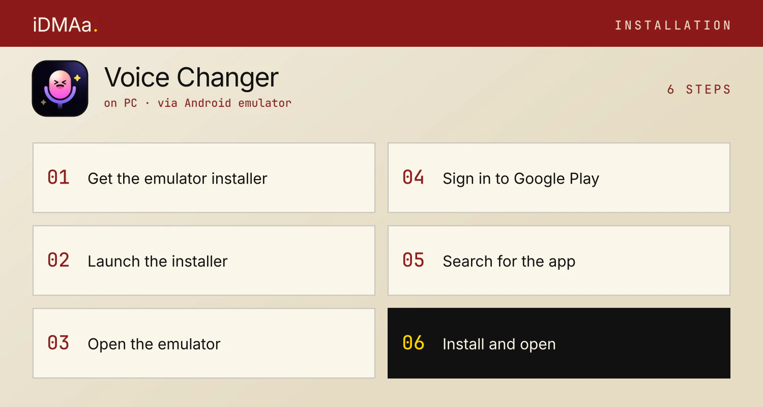 How to install Voice Changer on PC