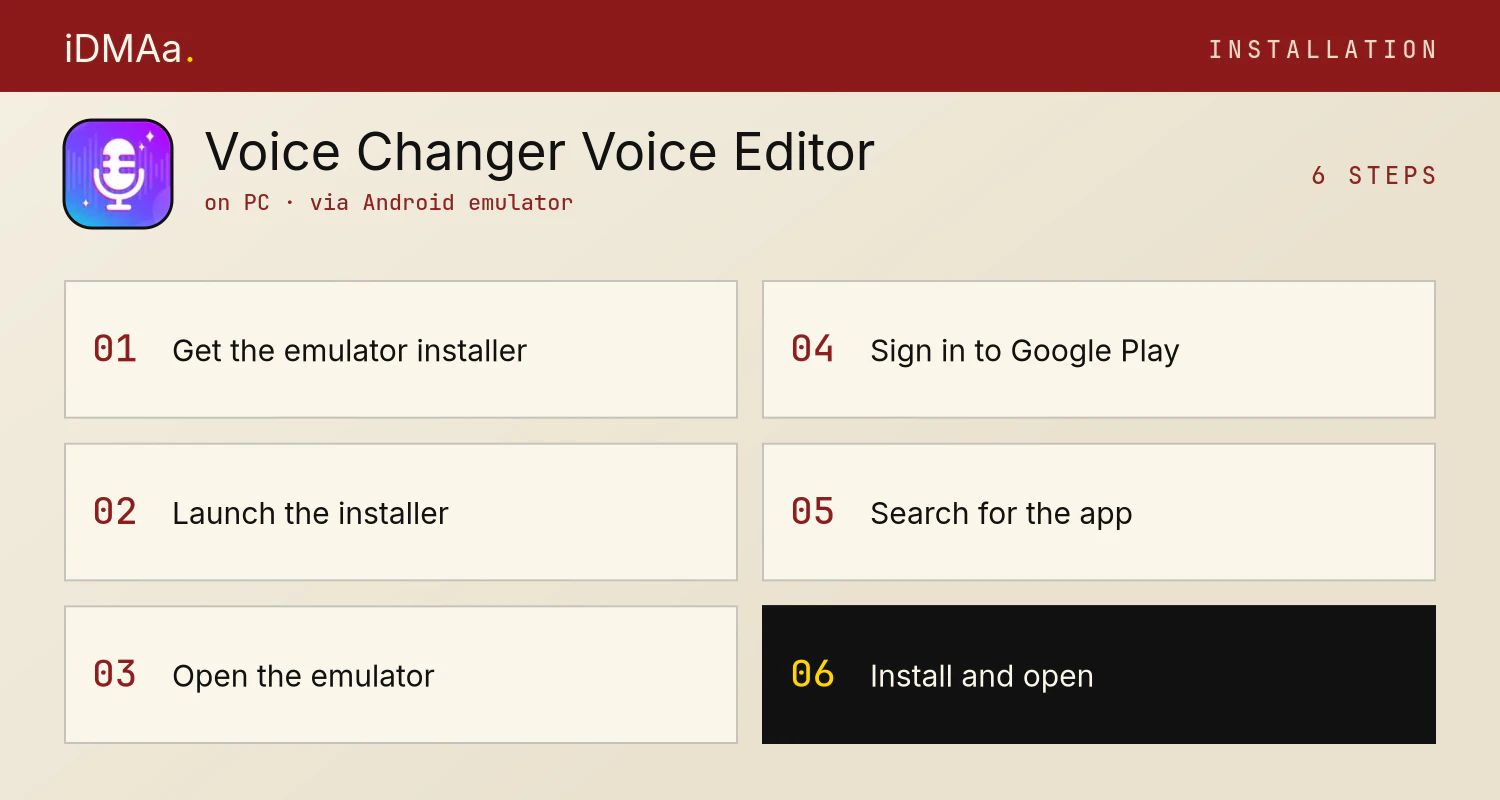 How to install Voice Changer - Voice Editor on PC How to install Voice Changer - Voice Editor on PC