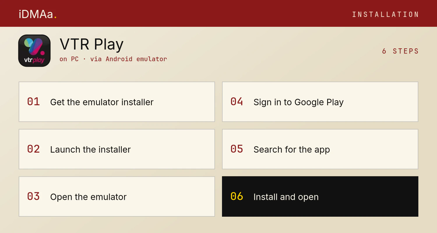 How to install VTR Play on PC How to install VTR Play on PC