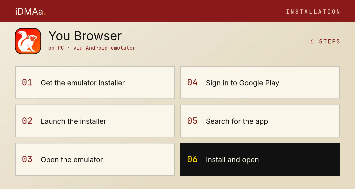 How to install You Browser on PC How to install You Browser on PC